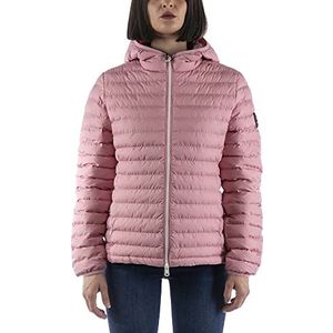 ECOALF, Atlanticalf Damesjas van gerecycled polyester, met ronde hals, vulling van Fellex, ultralicht en comfortabel, damesjas, Roze, S