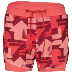 FILA Rakow AOP Shorts voor dames, Amaranth React Aop, XL