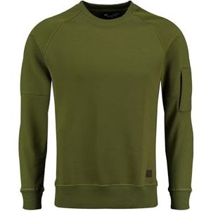 KEYLARGO Klaccept Round Sweatshirt voor heren, Pesto Green (1551), L