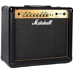Marshall MG30GFX combo-versterker voor gitaar met geïntegreerde effecten, trainingsversterker geschikt voor elektrische gitaar, zwart en goud, 30W