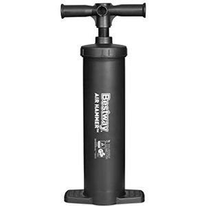 BESTWAY - Luchtpomp Hammer 4L - Opblaasbaar - 62030 - Zwart - Plastic - 48 cm x 20 cm - Pomp - Camping - Opblaasbaar matras - Zwemband - Vanaf 14 jaar