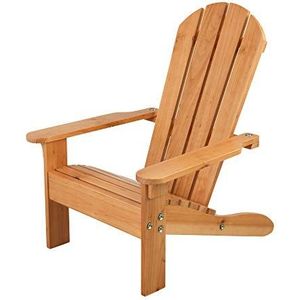 KidKraft 83 Adirondack outdoor loungestoel van hout - tuinmeubelen voor kinderen - honingkleur