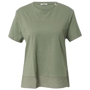 ESPRIT Dames T-Shirt, 345/light kaki, XS
