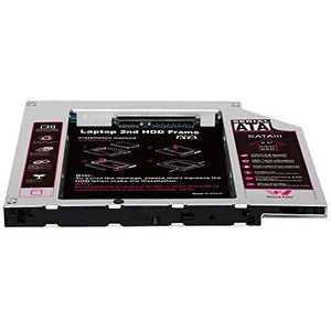 Woxter Caddy 20 - Houder voor Harde Schijf - Aluminium - Voor Laptops met Optische Schijf