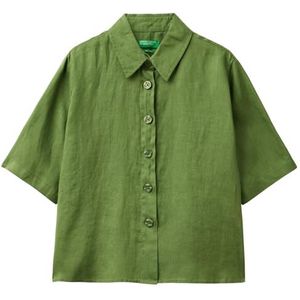 United Colors of Benetton hemd 5bml5qb75 dames, bosgroen 2g3, XS