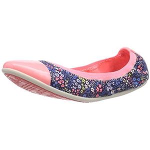 Tommy Hilfiger DAHLIA 22D meisjes gesloten ballerina's, Blauwe bloemenprint 932, 39 EU