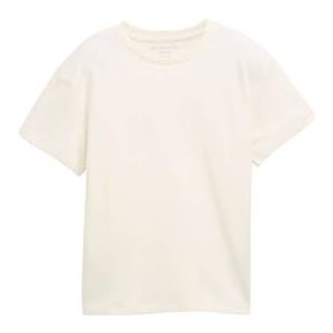 TOM TAILOR Jongens 1045264 T-shirt, 12906 - Wool White, 164 EU, 12906 - Wool White, 164