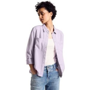 Street One Jeansjack voor dames, Bright Lilac Wash, 38