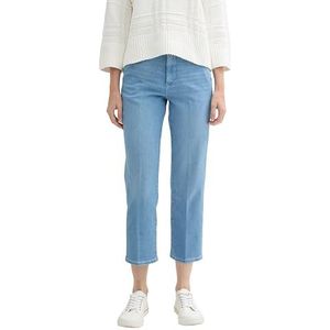 TOM TAILOR Straight Fit Jeans voor dames, 10280 - Light Stone Wash Denim, 33W x 28L