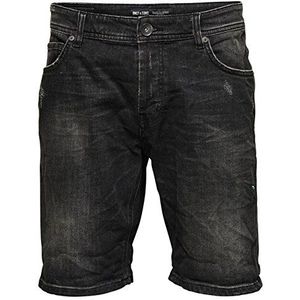 ONLY & SONS Heren Straight Leg Shorts Onsavi Pas0012a Noos