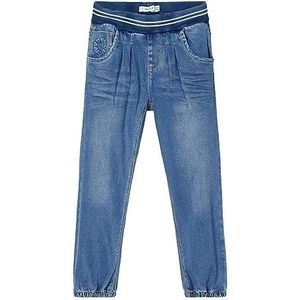 NAME IT Girl Jeans Powerstretch Baggy Fit, blauw (medium blue denim), 62 cm