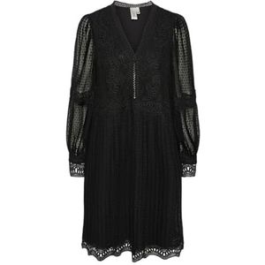 Y.a.s - Elegante Korte Jurk - Zwart - Dames - Polyester