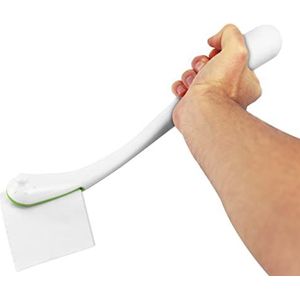 KMINA - Toilethulpmiddel met Lange Handgreep, Bottom Wiper 32 cm, Bodemwisser voor Toiletpapier, Hulpmiddelen voor Toilethulp, Easy Wipe Toilet Aid, Toilethulpmiddelen voor Gehandicapten