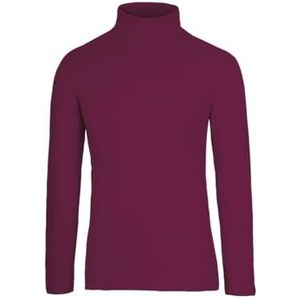 Trigema - Colshirt TRIGEMA - T-shirt - Sangria - Lange Mouwen