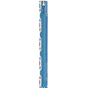Opti P60-30-00235 ritssluiting, 100% polyester, 00235 blauw, 30 cm