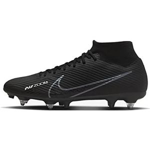 Nike Heren Zoom Mercurial Superfly 9 Academy Sg-Pro Anti-Clog Traction Soccer Schoen, Zwart/Dk Smoke Grey Ummit White-Volt, 47,5 EU, Black Dk Smoke Grey Summit White Volt, 47.5 EU