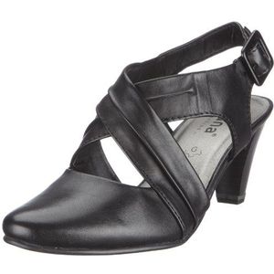 Jana Mode, Pumps voor dames, Zwart Schwarz Zwart, 40 EU