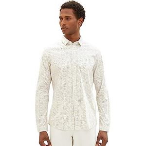TOM TAILOR heren slim fit overhemd met stretch