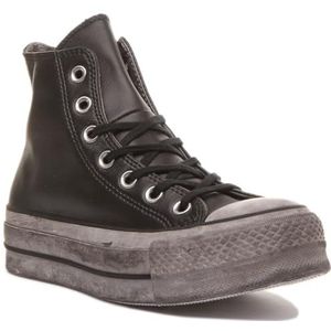 Converse - Ctas Lift Clean Hi 561675C - Zwart Wit, Black Black Smoke In, 35 EU