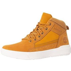 Timberland Heren Allston Mid Lace-Up Sneaker, tarwe Nubuck, 10.5, Tarwe Nubuck, 44 EU