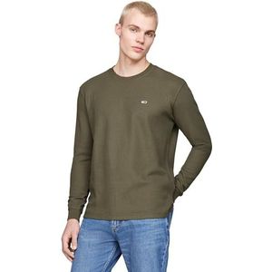 Shirt - Effen - Jersey - Lange Mouw - Normale Pasvorm