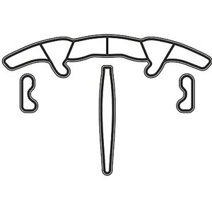 KYT YSCO0004.4 motorhelm, zwart/geel, M