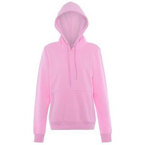 Nally Modieuze trui hoodie voor dames, polyester, schattig roze, maat XXL, Schattig roze, XXL