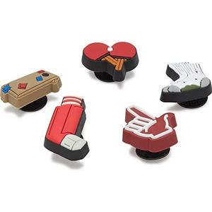 Crocs 5-Pack Sport Schoen Charms | Jibbitz, Gym Bro, One Size, 5 Pack, Geen edelsteen