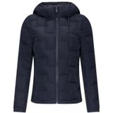 Tussenjas - Gewatteerde Jas - Effen - Capuchon met Trekkoord - Ritszakken aan de Zijkant