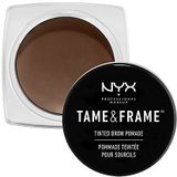 NYX Professional Makeup Waterproof Wenkbrauwpommade Tame & Frame, CHOCOLADE, 5 g (pak van 1)