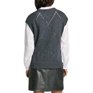 Pepe Jeans - PL702214 Vest Idris - Bruin - Katoen - Boxy Pasvorm