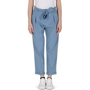 19V69 ITALIA Trump Light Blue Casual broek voor dames, Lichtblauw, XL