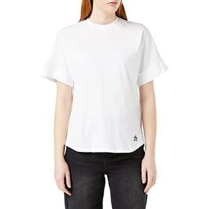 Ted Baker Dames WMB-ERISANA-Easy Fit T-shirt met volwassen mouwen, wit, 1 (UK 8)