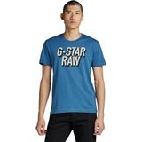 G-Star RAW 3D gestippeld groen, blauw (Retro Blue D25021-336-937), S