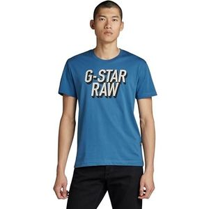 G-Star RAW 3D gestippeld groen, blauw (Retro Blue D25021-336-937), L