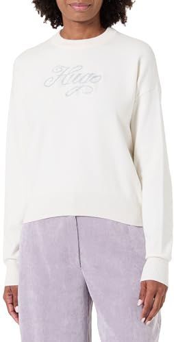 HUGO - Slogix - Trui - Zilver - Ronde Hals - Lange Mouw