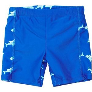 Playshoes Jongens UV-bescherming shorts vissen lichtblauw zwemshorts, blauw (origineel)., 110/116 cm