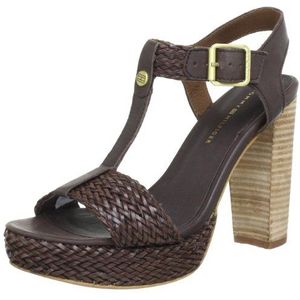 Tommy Hilfiger dames farah 1 slingback, bruin bruin 204, 42 EU