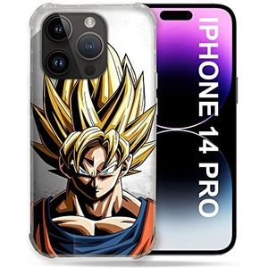 Beschermhoes compatibel met MagSafe voor iPhone 14 Pro (6.1) Manga Dragon Ball Sangoku Portrait