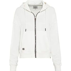 Camel Active Womenswear Gebreid damesjack, off-white, L
