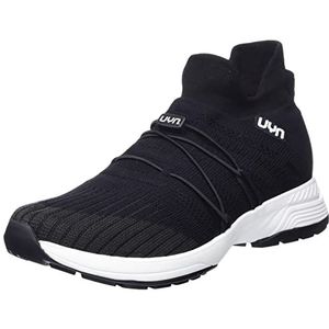 UYN Dames Free Flow Tune Sneakers, Black Carbon., 39 EU