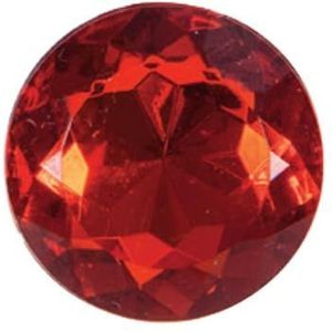Bijoux Diamant rood 30 mm 6 stuks B19608##