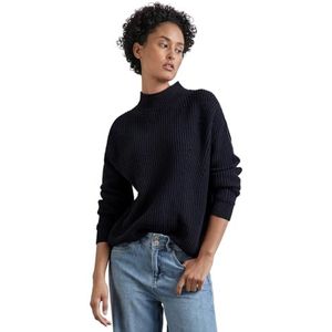 STREET ONE Trui met details, Night Sky Blue, 42