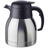 APS isoleerkan ""Classic"", koffiekan met schroefdop, Ø 14 cm, H: 19 cm, dubbelwandig roestvrij staal, voor warme en koude dranken, niet vaatwasmachinebestendig, 8 kopjes/1,0 liter