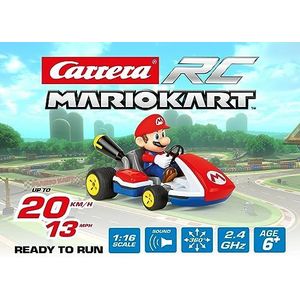 Carrera RC Super Mario Kart met Geluid - 1:16