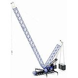 siku 4810, Mobile Crane, 1:55, Interconnectable, Metal/Plastic, Blue, With winch and weights