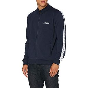 Automobili Lamborghini Sweatshirt met multi-logo voor heren., Blue Achelous, M