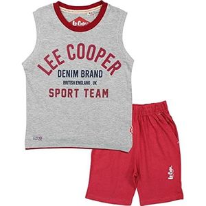 Lee Cooper Shorts-T-shirt-set, Grijs, 6 Jaren