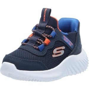 Skechers Bounder Brisk-burst, gymschoenen voor kinderen en jongeren, Navy Blauw, 31.5 EU