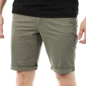 Teddy Smith Short/bermuda heren chino faded kaki, Vervagen kaki., 29W